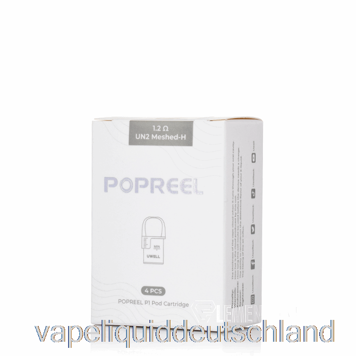 Uwell Popreel P1 Ersatzpods 1,2 Ohm Popreel P1 Pods Vape Deutschland